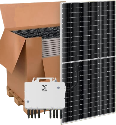 Kit solar ATO da Black Friday com placas Leapton e micro inversor SolaX, pronta entrega em Uberlândia